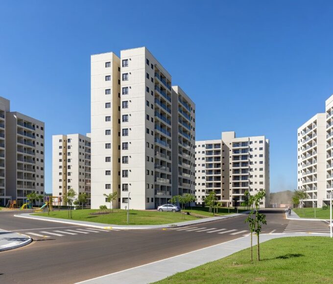Condomínio de apartamentos no Itapoã Parque, com 480 unidades entregues, elevando total para 8 mil no Distrito Federal.