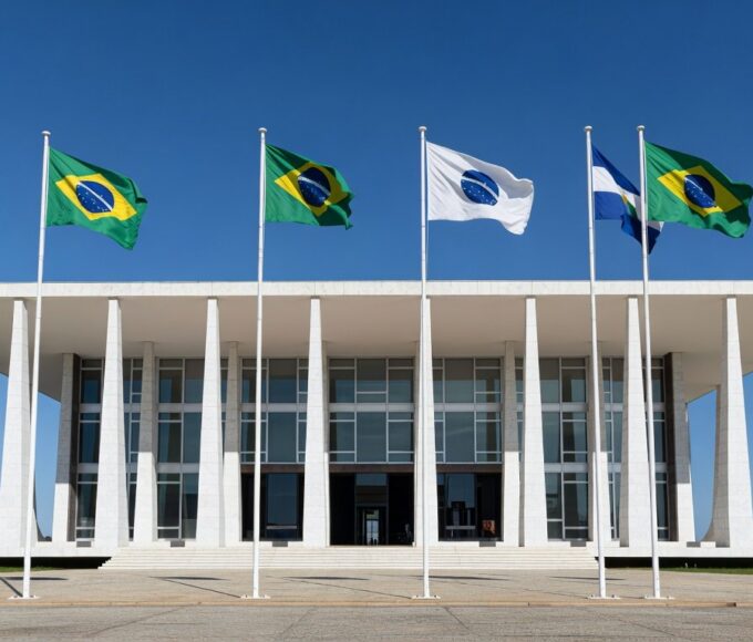Edifício do STF em Brasília, representando decisão sobre negação de mensagens para Alexandre de Moraes.