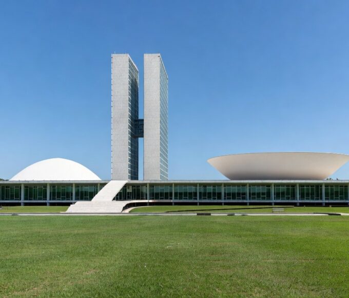 Fachada da Câmara dos Deputados em Brasília, simbolizando debate equilibrado sobre escala 6x1.