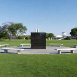 Zelinda Pestana, viúva do jornalista, com o filho Pedro e a nora Yasmin estiveram presentes para a homenagem (foto: Marcelo Ferreira/CB/D.A Press)