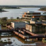 Obras de abastecimento de água no Lago Sul expõem fragilidades, com tubulações e vazamentos em residências de Brasília.