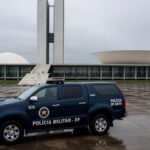 Viatura da PMDF em Brasília, simbolizando expulsão de oficiais por omissão nos atos de 8 de janeiro.