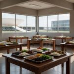Restaurante comunitário do Governo do DF com refeições servidas