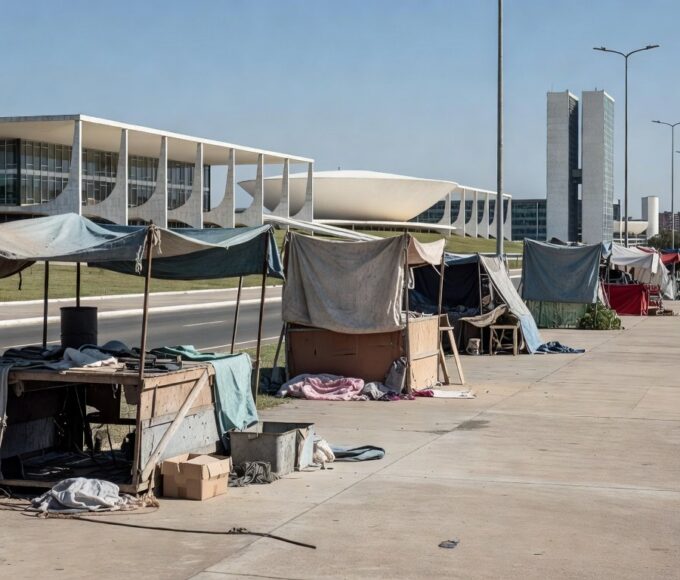 Pontos de moradores de rua em Brasília aumentam segundo denúncia de deputado no DF