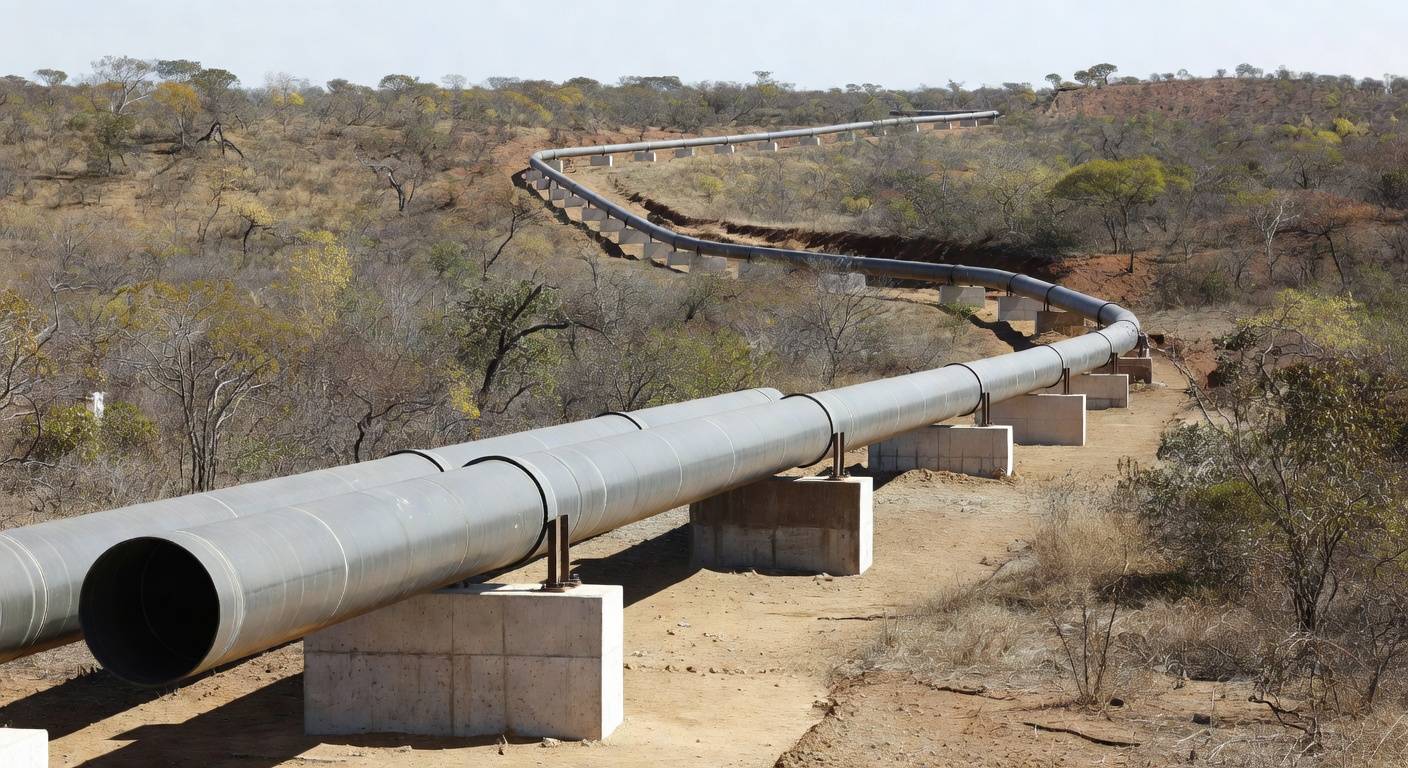 Adutora de água atrasada em construção em Planaltina no DF