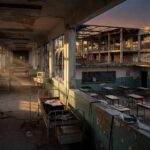 Escola pública em Brasília com infraestrutura precária por falta de verbas para educação