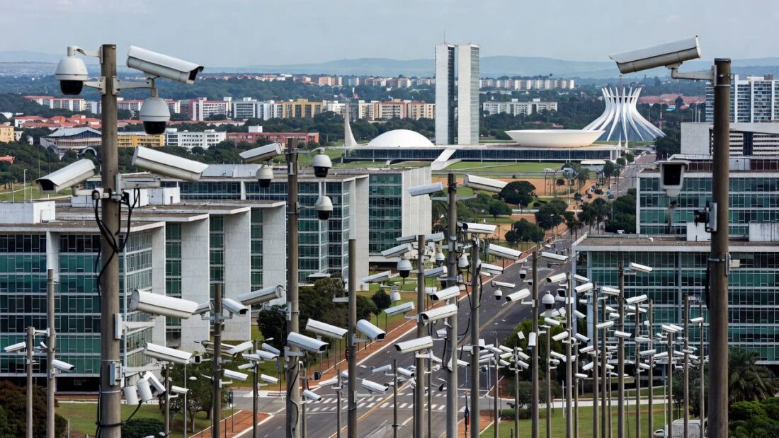 Câmeras de IA da Plataforma DF 360º instaladas em Brasília