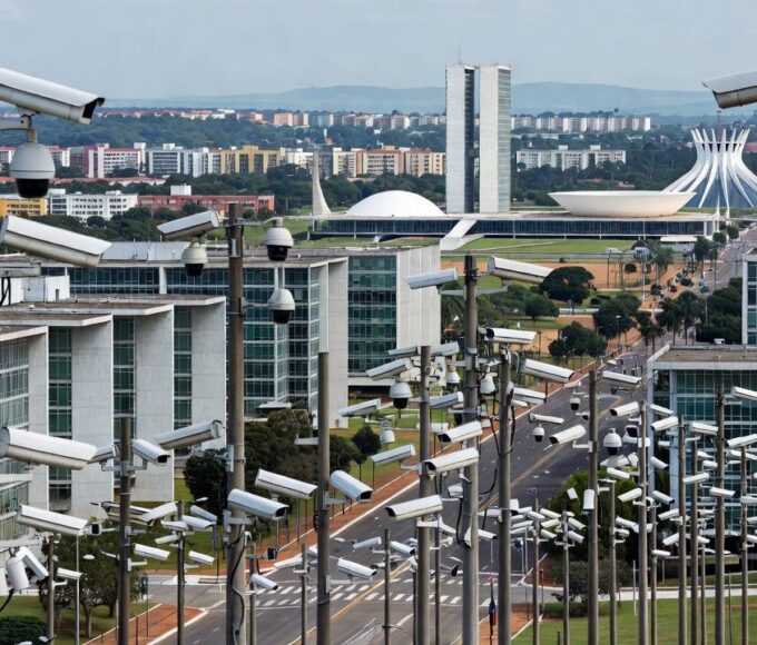Câmeras de IA da Plataforma DF 360º instaladas em Brasília