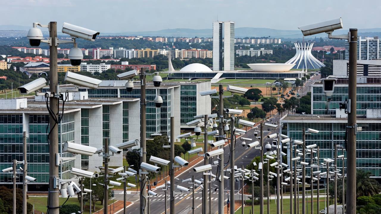 Câmeras de IA da Plataforma DF 360º instaladas em Brasília