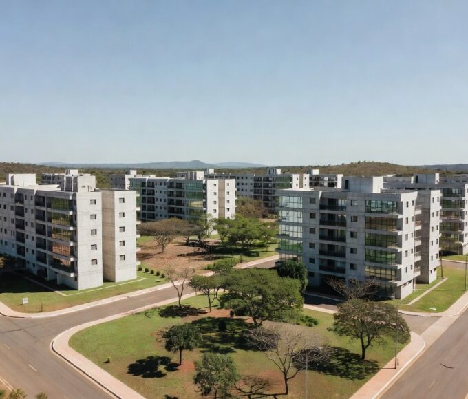 Conjunto habitacional Itapoã Parque com apartamentos entregues pelo GDF para famílias de baixa renda
