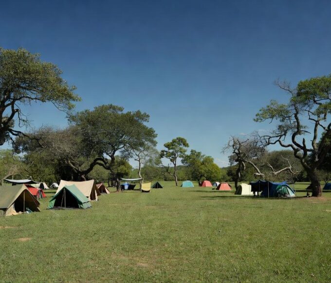 Colônia de férias em área de cerrado no Distrito Federal
