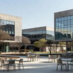 Campus da UnDF em Brasília com prédios acadêmicos