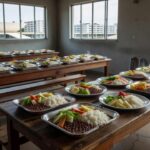 Distribuição de refeições gratuitas em Brasília para pessoas em situação de rua