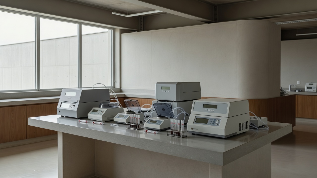 Equipamentos de teste do pezinho em laboratório do DF para triagem neonatal