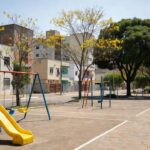 Rua de lazer no Guará II com equipamentos recreativos para edição especial de férias