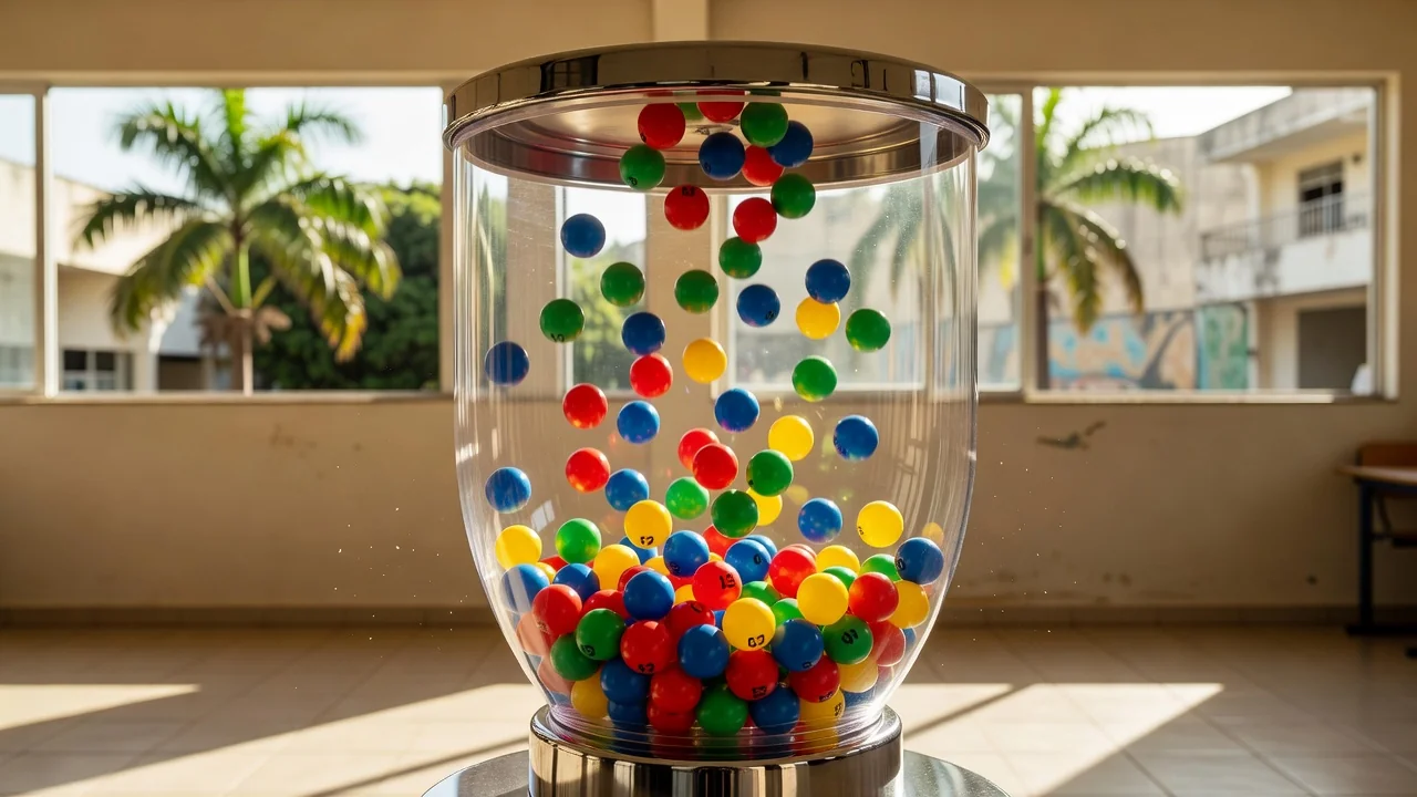 Bolas de loteria simbolizando acumulado da Timemania em 6 milhões de reais