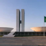 Congresso Nacional em Brasília simbolizando candidatura ao governo do DF