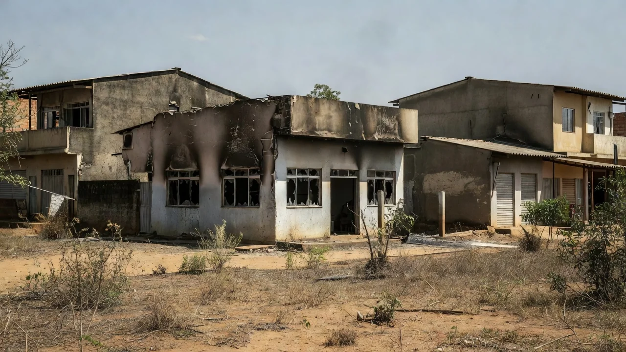 Comércio incendiado em Planaltina após incêndio criminoso