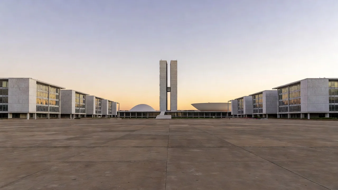 Vista do Congresso Nacional em Brasília simbolizando a queda do IPCA